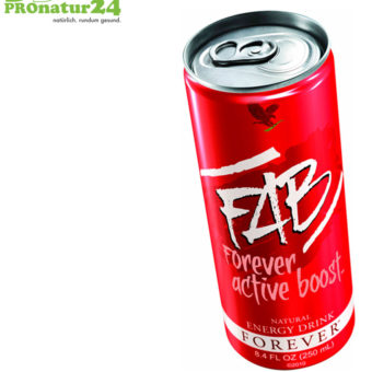FAB active boost Energydrink mit Aloe Vera (forever), 12 Stück