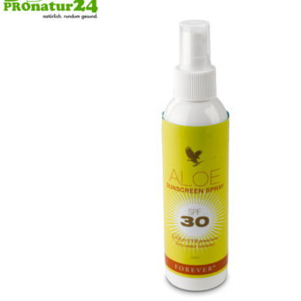 Aloe Vera Sunscreen Sonnenschutz Spray SPF Faktor 30 (Forever)