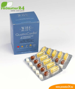 WHC QuattroCardio® (OMEGA-3 Fettsäuren, Vitamin D3, K2 und Q10 Ubichinol)