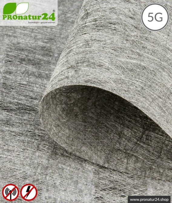 Abschirmvlies HNV80 zur Verlegung mit bis zu 87 dB Schirmdämpfung gegen Elektrosmog HF + NF