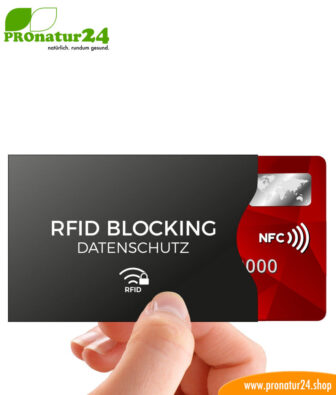 RFID NFC Schutzhülle für Kreditkarte, Reisepass und mehr