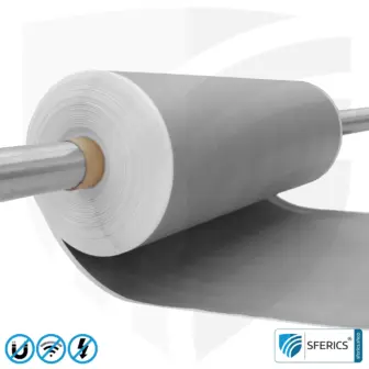 Magnetfeld Abschirmfolie MCL61 | Schirmdämpfung magnetische Wechselfelder mit 30 dB und Funkstrahlung HF bei 70 dB und höher | Wirkungsvoll gegen 5G!