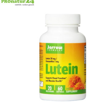 LUTEIN (20 mg) mit Zeaxanthin, 60 Softgel Kapseln