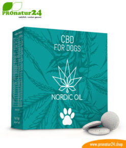 Referenzen unserer Kunden 16 CBD LECKERLIES für Hunde und Welpen. Futterergänzung in Form von Tabletten für die Fellnase. 176 mg CBD in 55 Pastillen. Ohne THC.