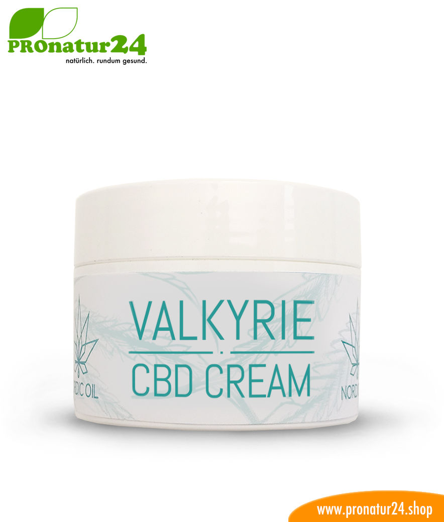 VALKYRIE CBD Hautcreme. Unterstützung und Hilfe bei AKNE auch mit der Kraft der Cannabis Pflanze. Ohne THC. Vegan.