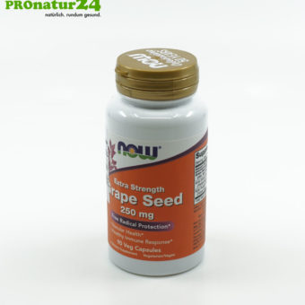 OPC Traubenkernextrakt (Extra Strength Grape Seed) | hochdosiert mit jeweils 250 mg OPC | 90 Kapseln