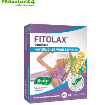 FITOLAX® VON EVALAR (Фитолакс). Glutenfrei, vegan, ohne Gentechnik, GMP.