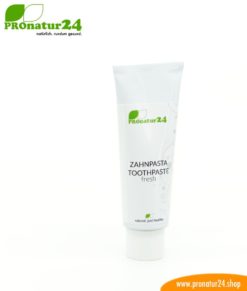 Referenzen unserer Kunden 6 ZAHNPASTA fresh | mit mineralischem Putzkörper | ohne Zucker*, ohne Fluorid bzw. Fluor, ohne Tenside, uvm.
