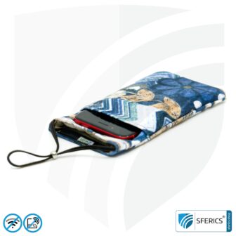 Handyhülle eWall | Handyhülle Design felix.blau | Anti Elektrosmog inkl. 5G | 3in1 Schutz inkl. RFID Datenschutz | iPhone, Android, Smartphone, usw.