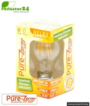 led lampe filament pure z retro e27 600watt box pronatur24 884