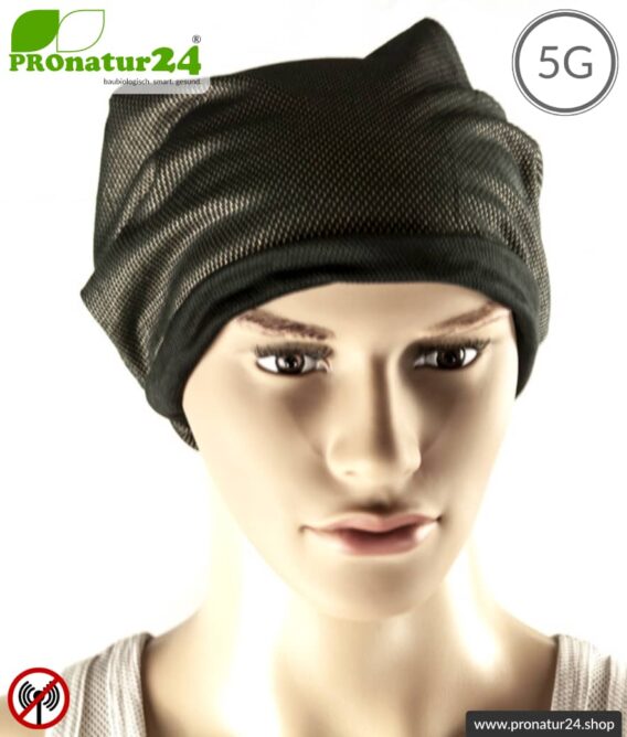 ANTIWAVE abschirmende Mütze Beany | Schutz vor Elektrosmog HF mit Wirkungsgrad bis 99,9 % (Handy, WLAN, LTE) | 5G ready!