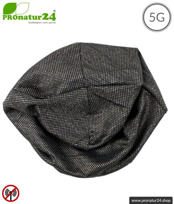 ANTIWAVE abschirmende Mütze Beany | Schutz vor Elektrosmog HF mit Wirkungsgrad bis 99,9 % (Handy, WLAN, LTE) | 5G ready!