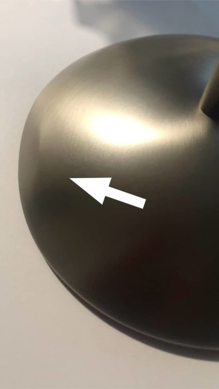 Lichtdusche B-Ware mit Delle im Fuss