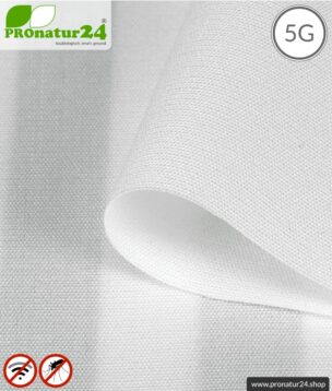 MAX-WEAR™ Abschirmstoff zur Herstellung abschirmender Bekleidung | bis 99,99 % Abschirmwirkung (Schirmdämpfung bis zu 41 dB) | mobiler Schutz vor Handystrahlung | 5G ready!