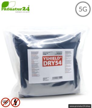Spezial Abschirmfarbe DRY54 in Pulverform | HF Abschirmung bis zu 75 dB | NF Erdung notwendig | Effektiv bei 5G!