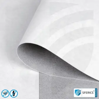 Abschirmtapete ECO P60 | Untertapete | HF Schirmdämpfung gegen Elektrosmog bis zu 60 dB | TÜV SÜD geprüft | 5G ready!