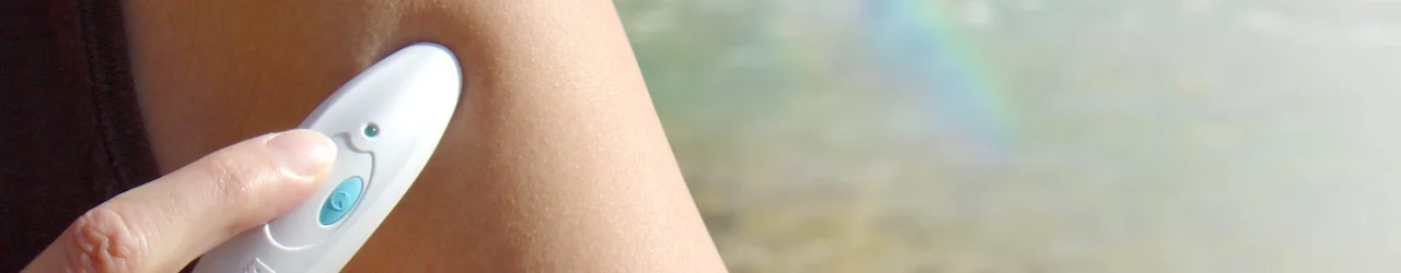 bite away® elektronischer Stichheiler | ORIGINAL Stichheiler gegen Juckreiz bei Insektenstichen | Elektro Hitzestift gegen Mückenstiche als Insektenstichheiler