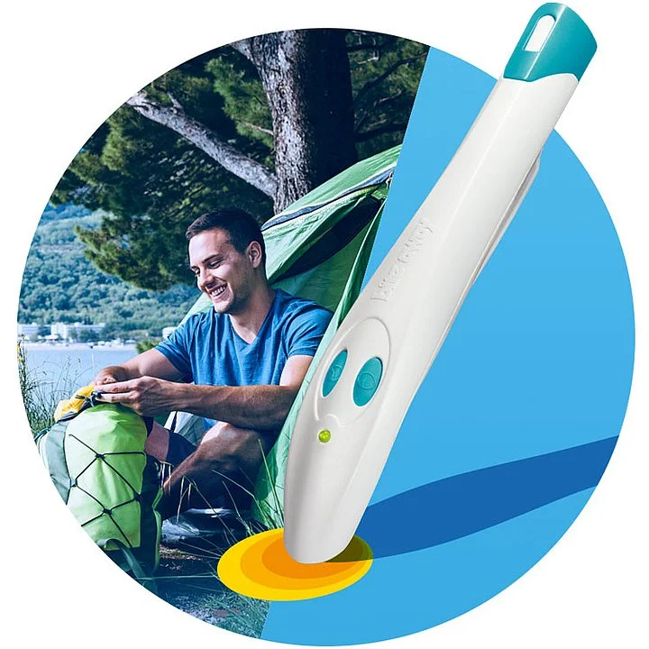 bite away® elektronischer Stichheiler | ORIGINAL Stichheiler gegen Juckreiz bei Insektenstichen | chemiefrei | Elektro Hitzestift gegen Mückenstiche als Insektenstichheiler 30 bite away®: Der original Thermo-Stichheiler