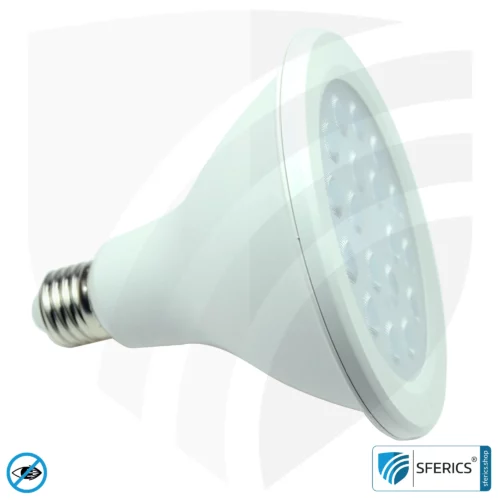 PAR38 LED Vollspektrum Strahler mit 14,5 Watt | Hell wie 130 Watt, 1280 Lumen | Pflanzenlampe | CRI 98 | flimmerfrei | Tageslicht | E27 | Business Qualität