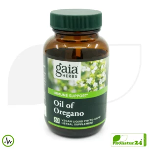 OIL OF OREGANO von Gaia Herbs | Power-Pflanze für die natürliche Widerstandsfähigkeit | Verdauung | Vitalität | Wohlbefinden | 60 Kapseln