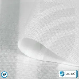MAX-WEAR Abschirmstoff | ideal zur Herstellung von Bekleidung, Schlafsäcke, usw. | HF Schirmdämpfung gegen Elektrosmog bis zu 44 dB | mobiler Schutz gegen Handystrahlung | 5G ready!