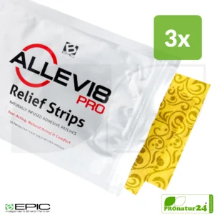 ALLEVI8 PRO | 45 Stück | 3 Packungen mit jeweils 15 Pflaster im Spar SET | ORIGINAL Tape nach dem Erfinder Dr. Minsoo Kim, BEPIC