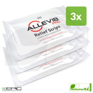 ALLEVI8 PRO | 45 Stück | 3 Packungen mit jeweils 15 Pflaster im Spar SET | ORIGINAL Tape nach dem Erfinder Dr. Minsoo Kim, BEPIC