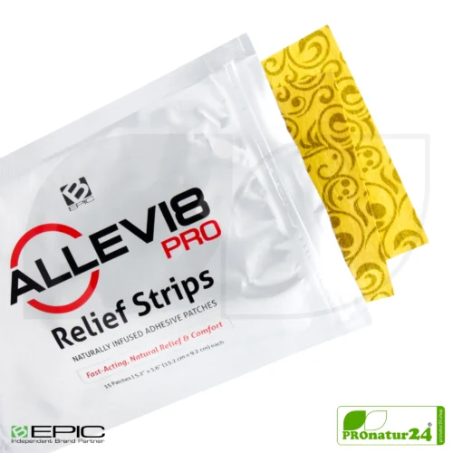 ALLEVI8 PRO | 15 Stück Energiepflaster pro Packung | +1 Stück GRATIS zum Testen pro Kunde* | ORIGINAL Tape nach dem gleichen Patent (wie bisher) - vom Erfinder Dr. Minsoo Kim, Korea / B-EPIC