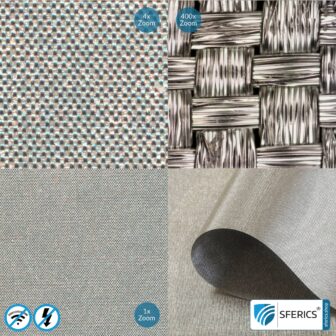 Abschirmgewebe HNG80 | HF Schirmdämpfung gegen Elektrosmog bis zu 88 dB | Zur Verlegung. 90 cm Breite. Wirkungsvoll gegen 5G!