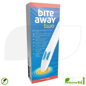bite away® two | ORIGINAL elektronischer Stichheiler gegen Juckreiz bei Insektenstichen | chemiefrei | Elektro Hitzestift gegen Mückenstiche als Insektenstichheiler