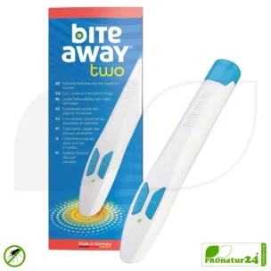 bite away® two | ORIGINAL elektronischer Stichheiler gegen Juckreiz bei Insektenstichen | chemiefrei | Elektro Hitzestift gegen Mückenstiche als Insektenstichheiler