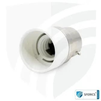 Universal Adapter Leuchtmittel | E14 Leuchtmittel auf B22 Bajonett Sockel