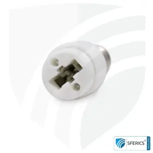 Universaler Adapter G9 Sockel auf E14 Fassung (Schraubengewinde)