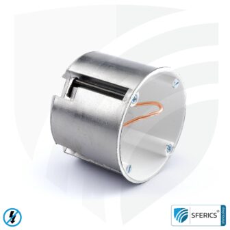 Geschirmte Hohlwanddose, tief | 59 mm | Installationsdose im Trockenbau, als Abzweigdose oder Schalterdose | halogenfrei