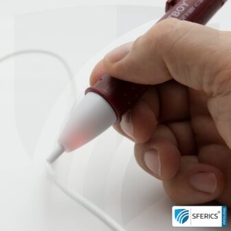 TESTBOY 114 | Berührungsloser Spannungstester zur Erkennung elektrischer Kabelbrüche | Messung ab 12 Volt AC Niedervolt