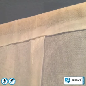 Abschirmender Baldachin Elektrosmog EMF | EINZELBETT | Abschirmwirkung HF bis 99,99 % (40 dB) | SFERICS® invest4life Programm | Hohe Reduktion von Handystrahlung, WLAN, usw.