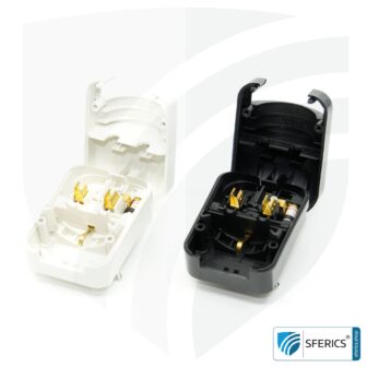 Adapter SCP3 Schuko Stecker Typ EF auf UK Stecker Typ G | mit hochwertiger Erdung und 13 Ampere Sicherung | Reiseadapter. Feedbild.