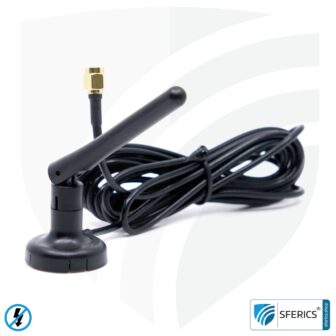 Antenne ANT-NA16 | Eltako FA250 | Externe Antenne für Schaltschrankrepeater RP-NA16-KA | Masterschalter Set-Up | baubiologische Funktechnik nach EnOcean Standard