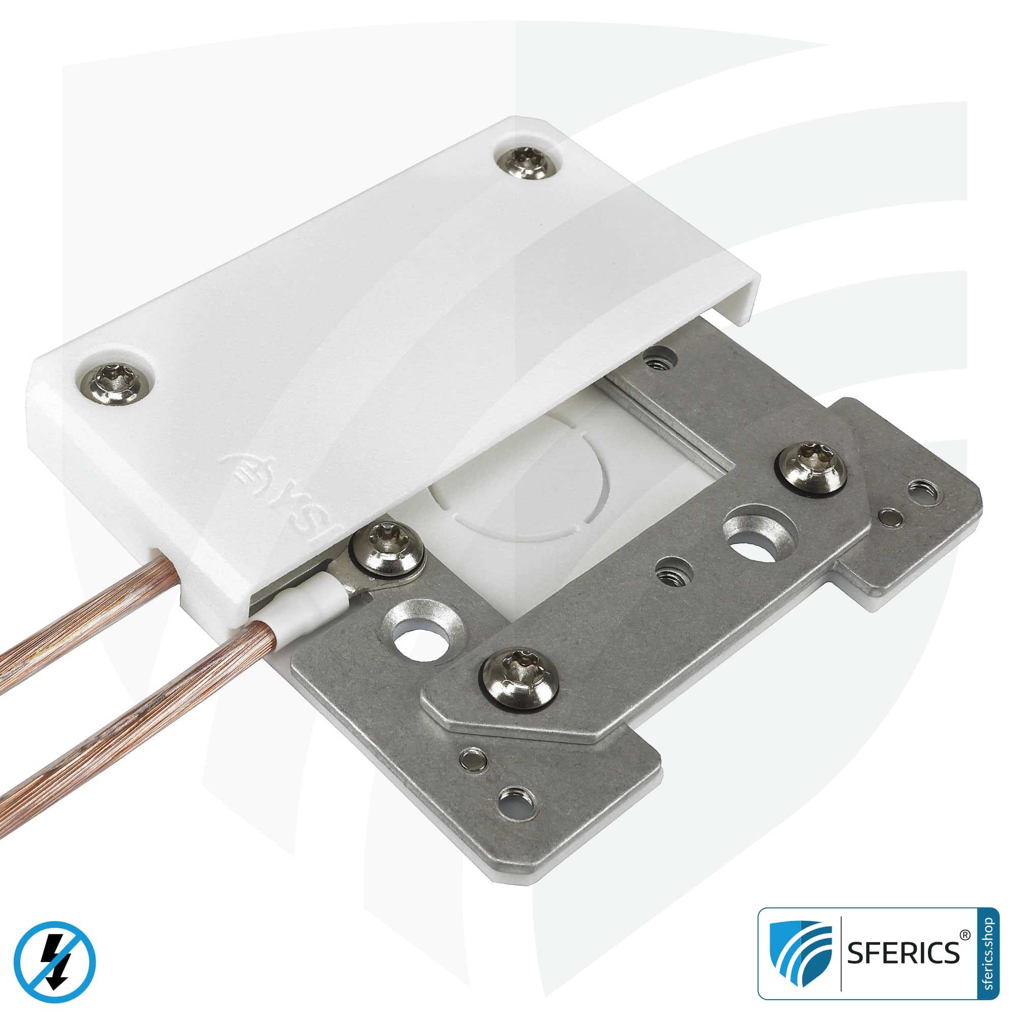 Erdungsgehäuse, stationär | Erdung abgeschirmter Flächen | Innenräume und Außenbereich 5 Erdungsgehäuse, stationär | Erdung abgeschirmter Flächen | Innenräume und Außenbereich