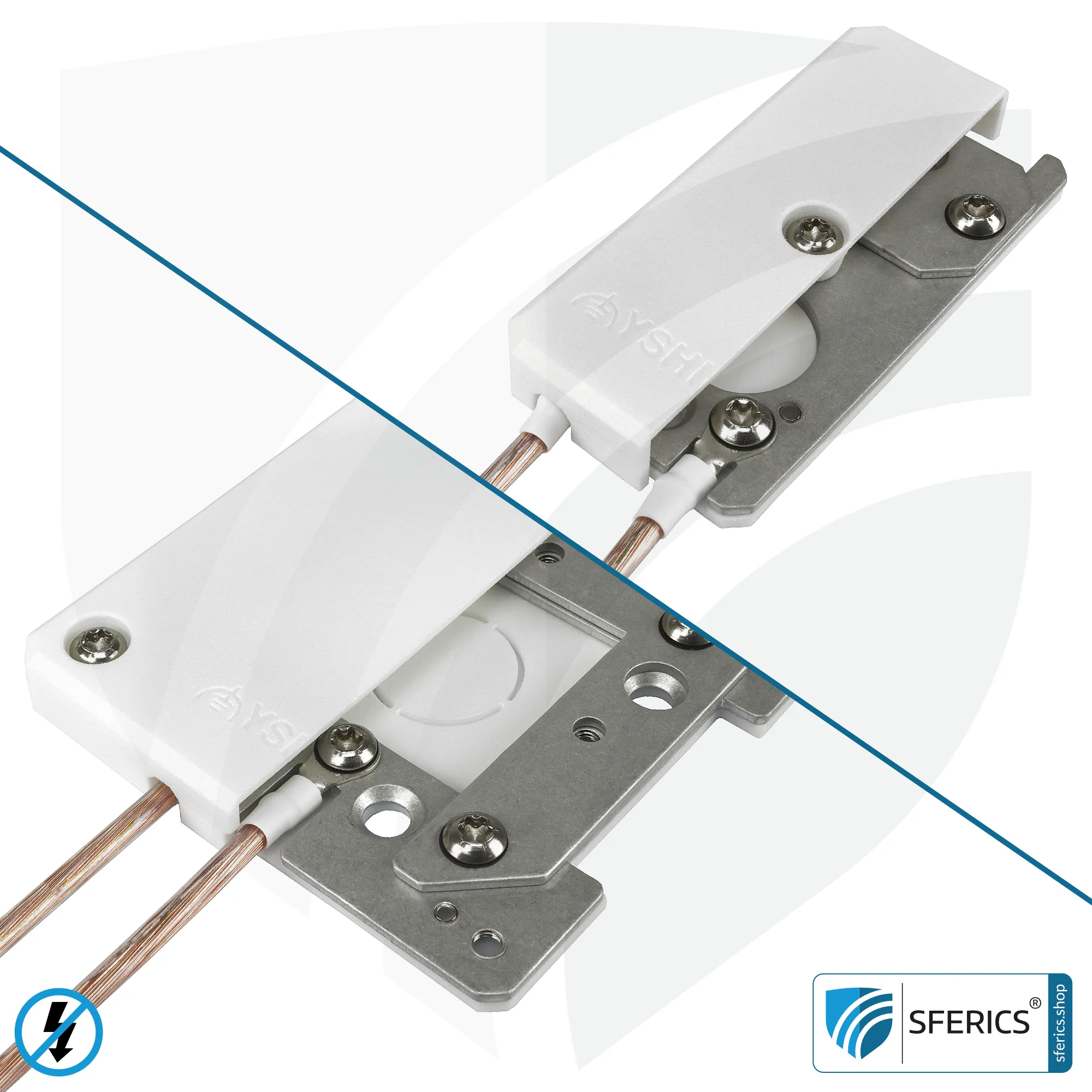 Erdungsgehäuse, stationär | Erdung abgeschirmter Flächen | Innenräume und Außenbereich 3 Erdungsgehäuse, stationär | Erdung abgeschirmter Flächen | Innenräume und Außenbereich