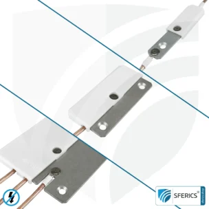 Erdungsplatte | stationär für Innenräume | Erdung abgeschirmter Flächen 2 Erdungsplatte | stationär für Innenräume | Erdung abgeschirmter Flächen