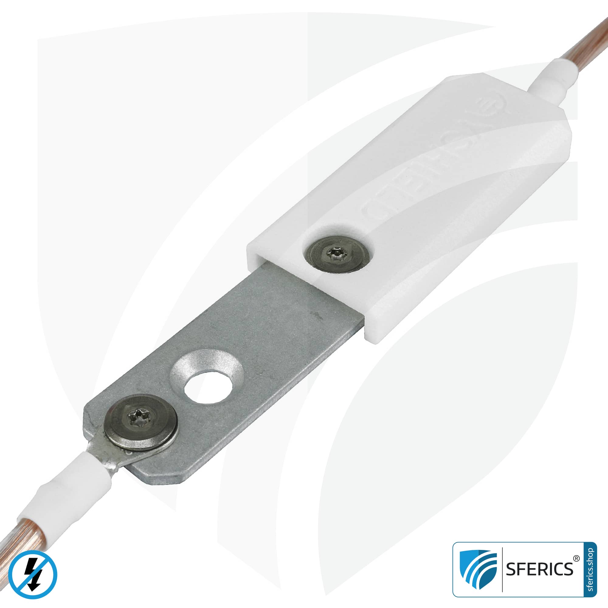 Erdungsplatte | stationär für Innenräume | Erdung abgeschirmter Flächen 4 Erdungsplatte | stationär für Innenräume | Erdung abgeschirmter Flächen