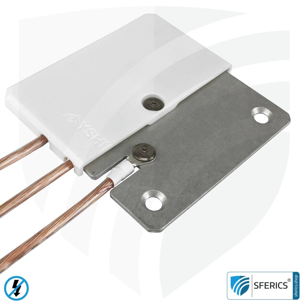 Erdungsplatte | stationär für Innenräume | Erdung abgeschirmter Flächen