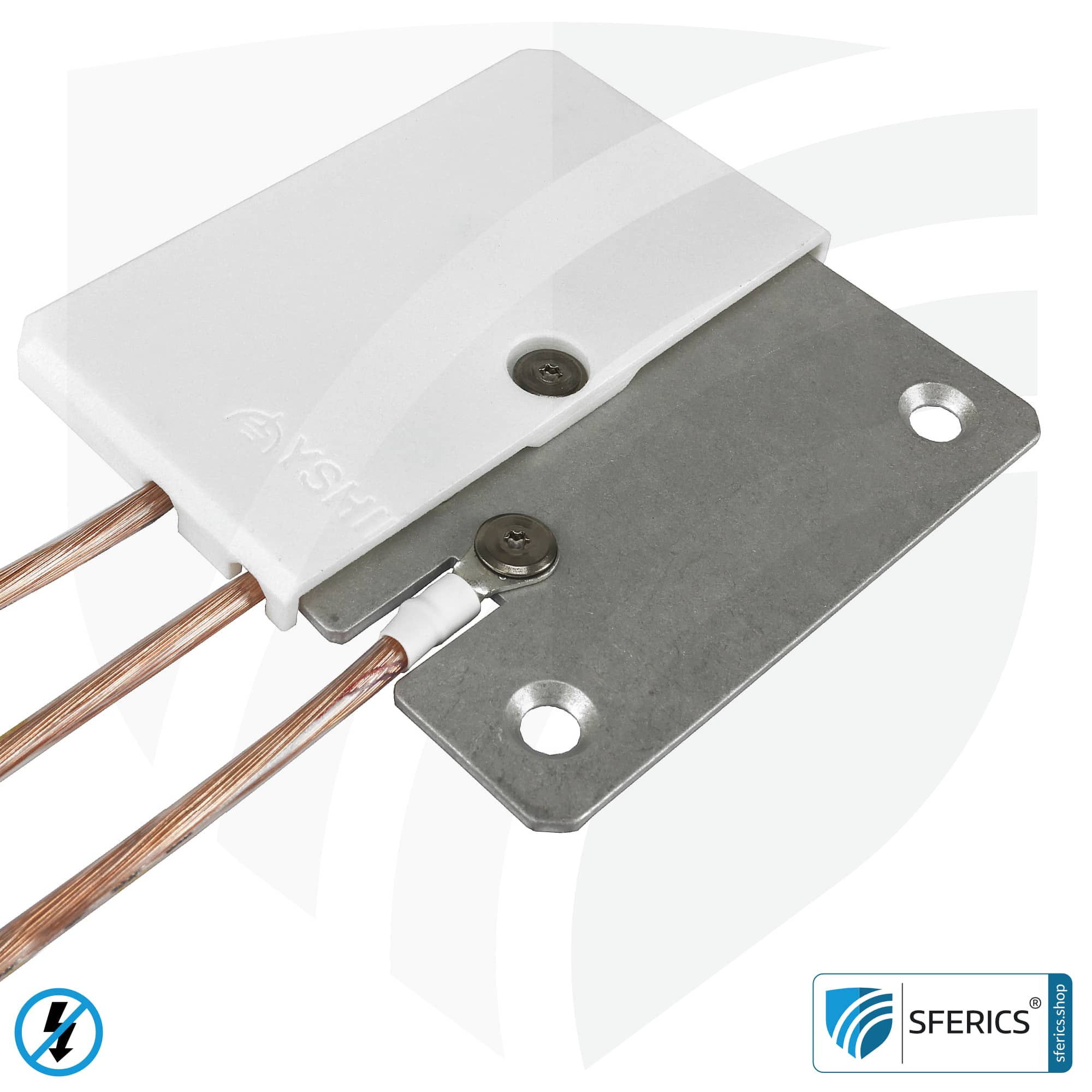 Erdungsplatte | stationär für Innenräume | Erdung abgeschirmter Flächen 6 Erdungsplatte | stationär für Innenräume | Erdung abgeschirmter Flächen