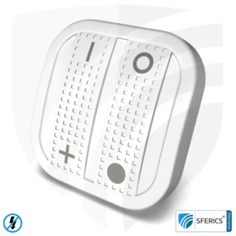 Handsender TX-NA16-HAND | 2-Kanal Fernbedienung | Masterschalter Set-Up | baubiologische Funktechnik nach EnOcean Standard