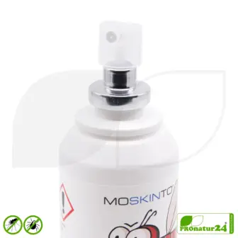 MOSKINTO no pieks | Insektenschutzspray mit Icaridin gegen Mücken & Zecken (ab 2 Jahren) | 75 ml