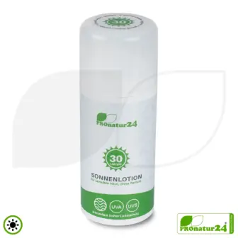 Mineralische Sonnencreme LSF 30 mit BIO-Inhaltsstoffen | vegan | wasserfest